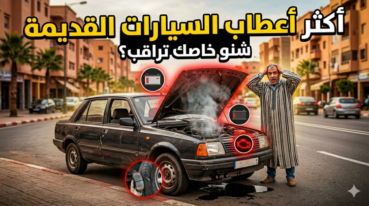 أكثر أعطاب السيارات القديمة  - شنو خاصك تراقب؟